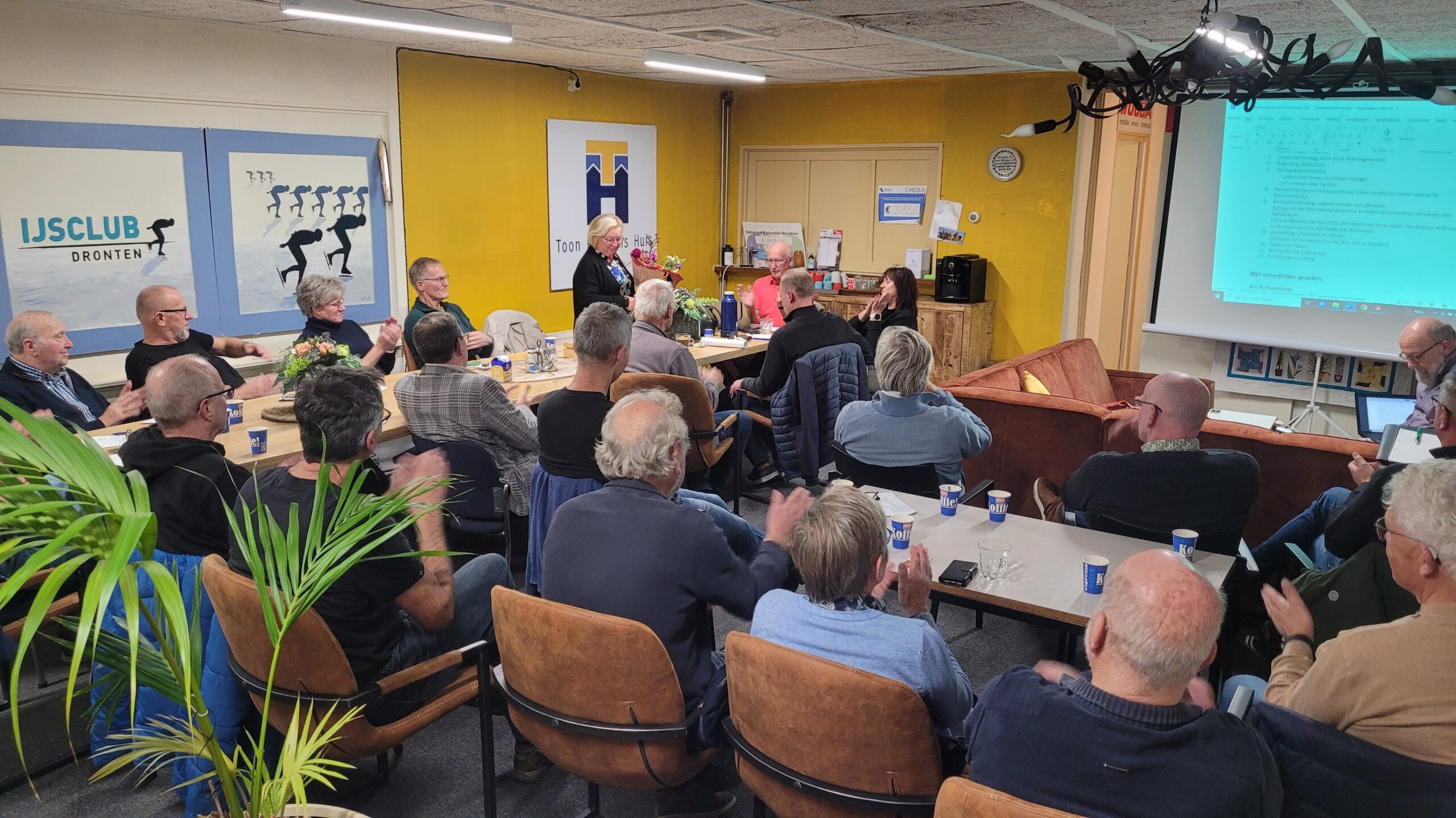 Afscheid bestuursleden